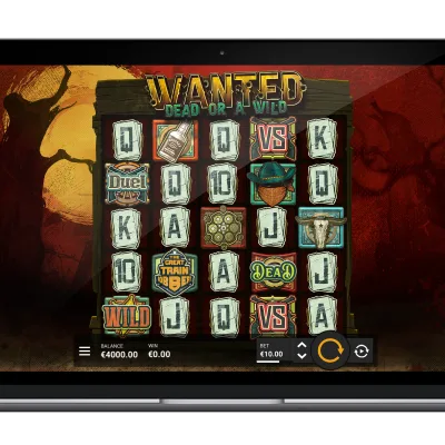Wanted Dead or a Wild Hacksaw western slot